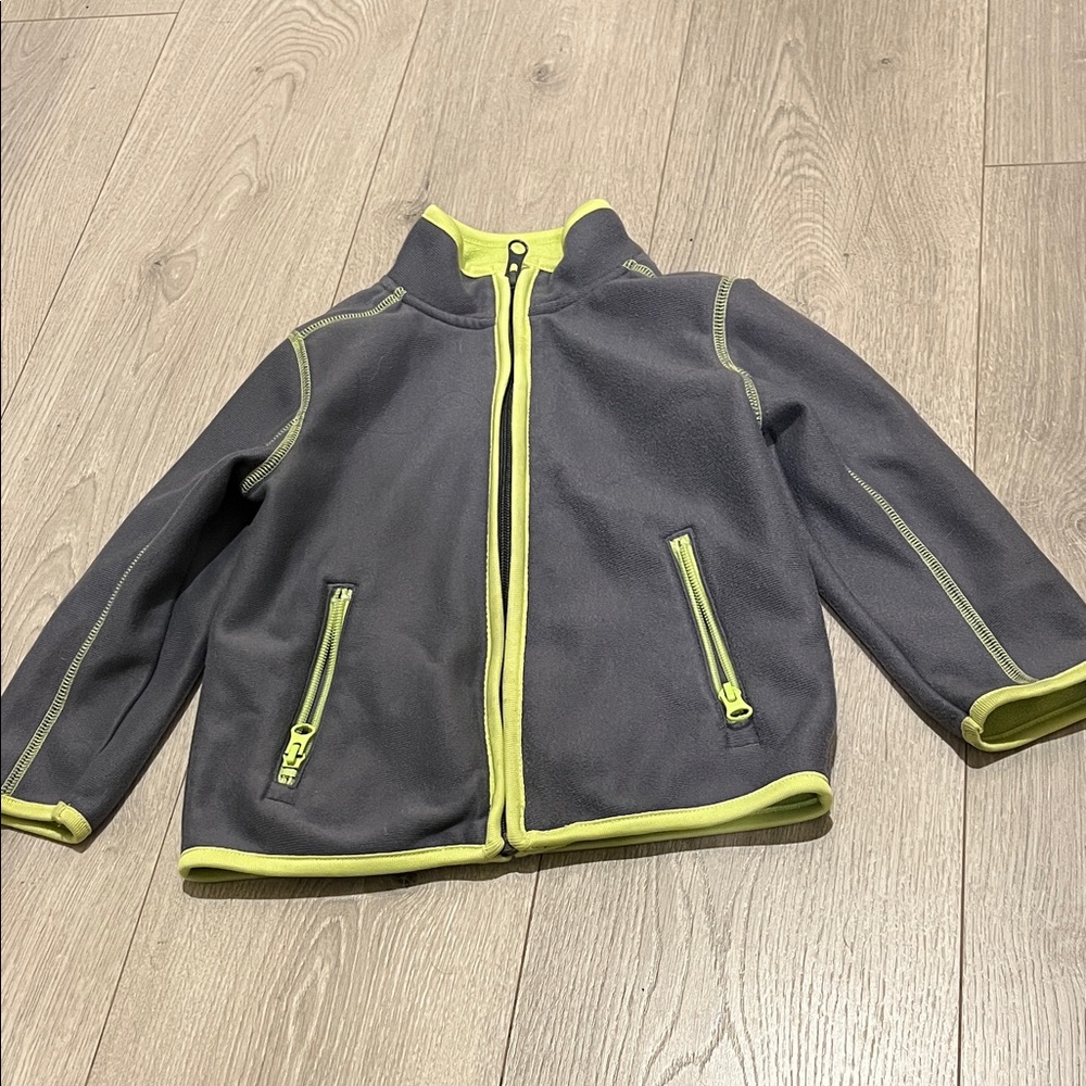 Gray kids fleece jacket